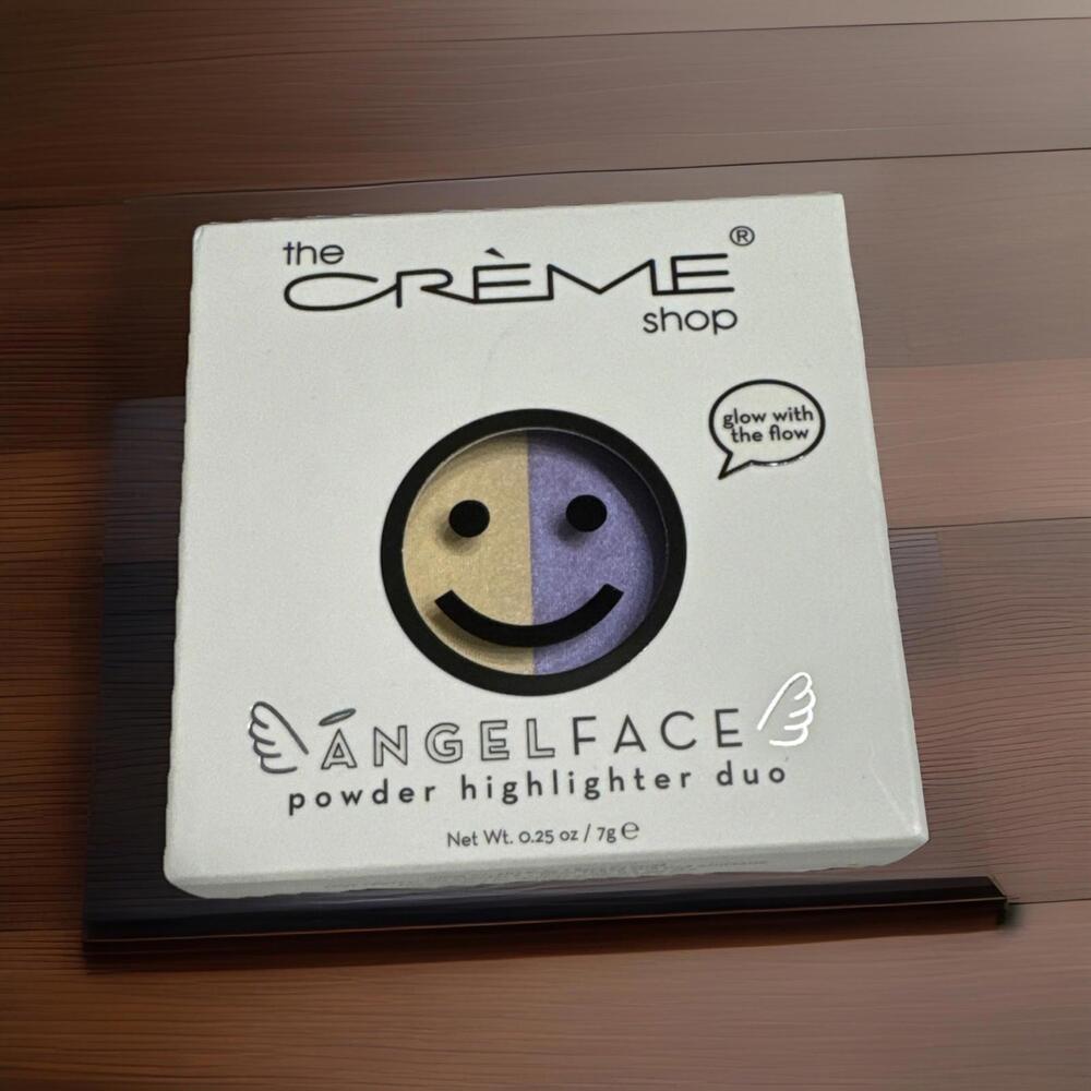 The Creme Shop Angel Face Powder Highlighter Duo, Glow With The Flow 0.25 oz